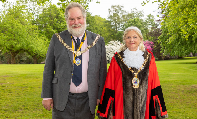 David Edwards (left) and Marilyn Houston (right). 