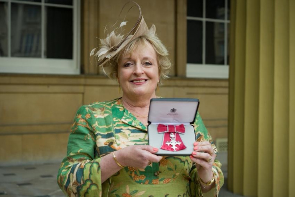 Macclesfield resident Liz Gorb has picked up her MBE, five months after she was announced to be on the King's New Year's Honours list. (Image - Liz Gorb)