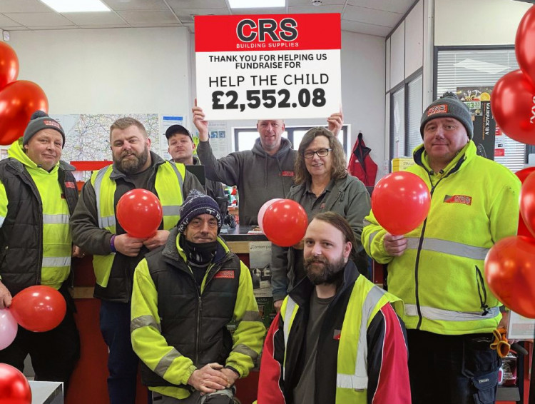 The fundraising effort was bolstered by contributions from both CRS customers and their suppliers (Submitted photo: CRS) 