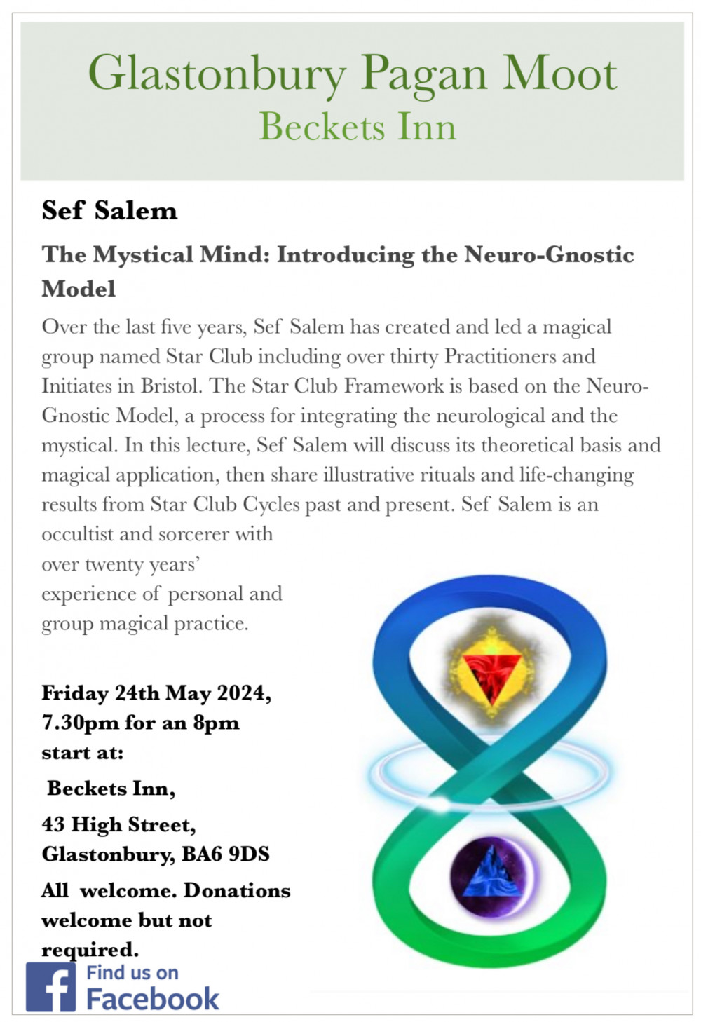 Glastonbury Pagan Moot — Sef Salem The Mystical Mind: Introducing the Neuro-Gnostic Model