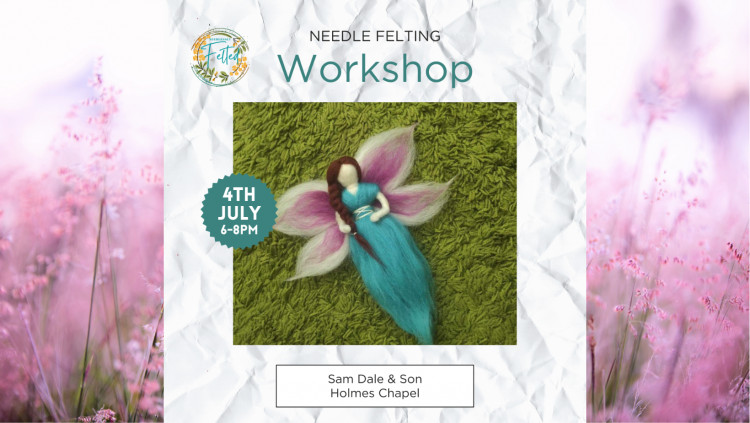 Needle Felting Flower Fairies Workshop 