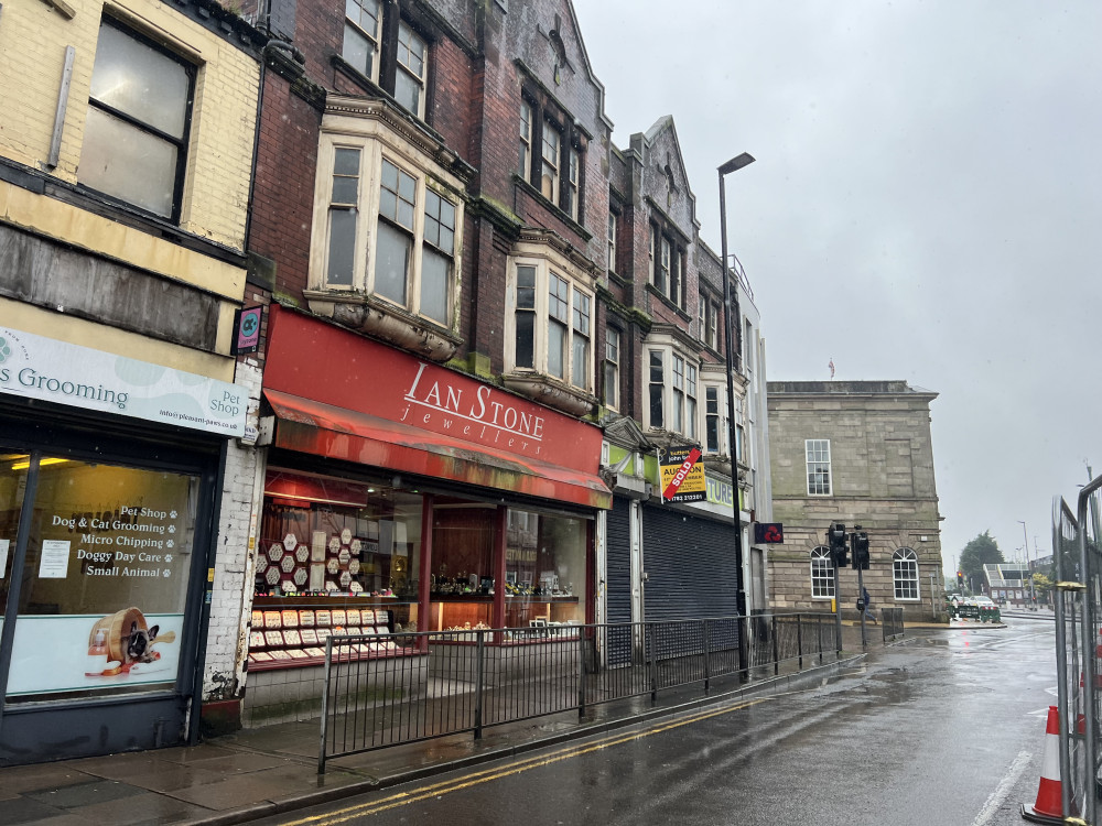 The upper storeys of 4-6 Market Street, Longton, could become six new flats if plans are approved (Nub News).