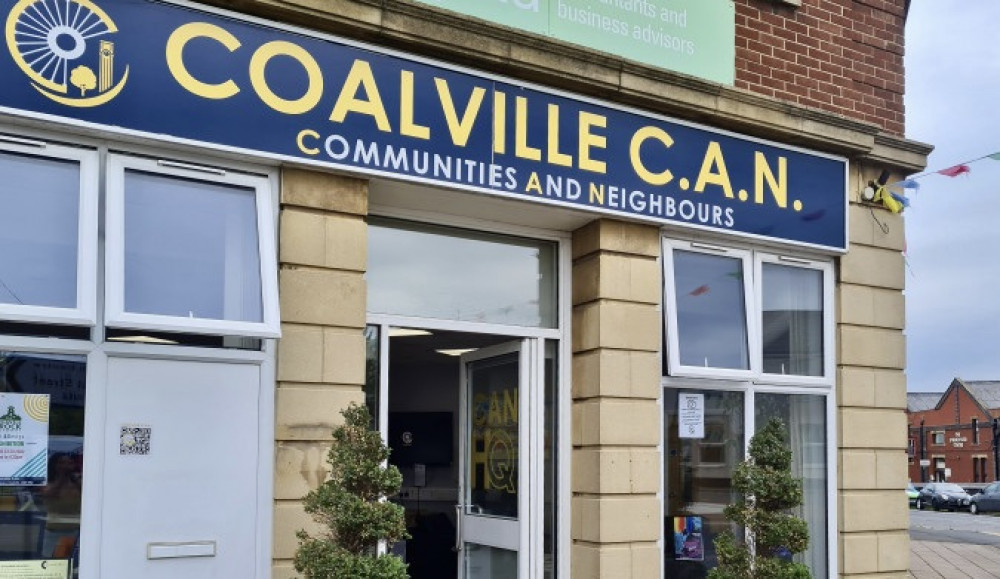 Coalville CAN is based in Memorial Square. Photo: Coalville Nub News