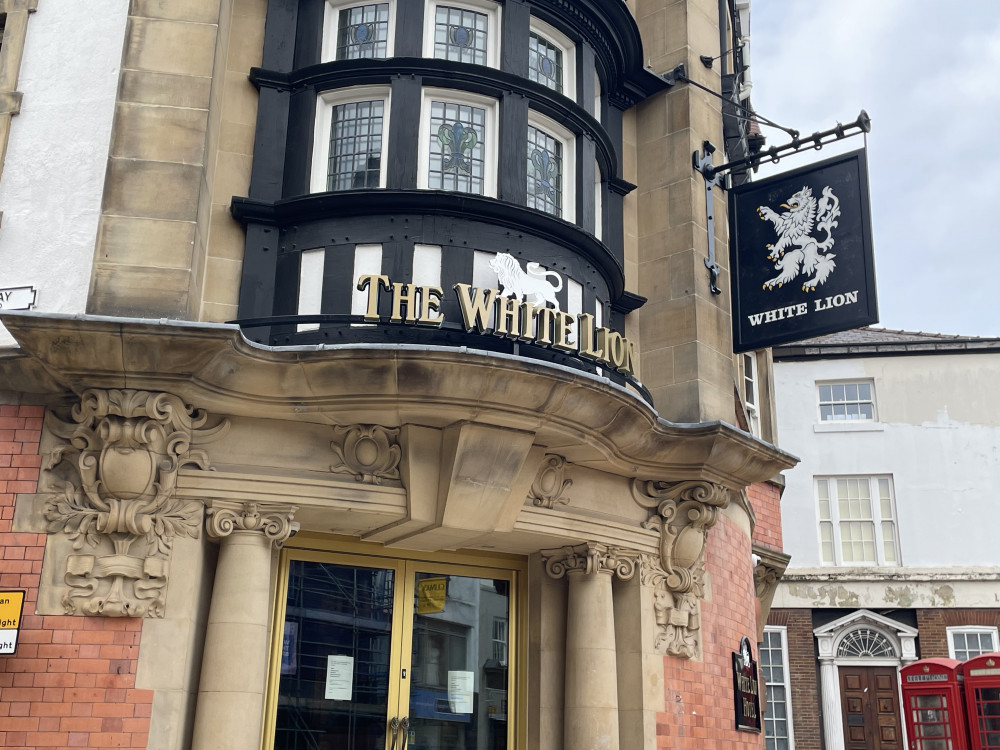 The White Lion pub is based at 20-22 Great Underbank in Stockport town centre, and is due to re-open soon (Image - Alasdair Perry)