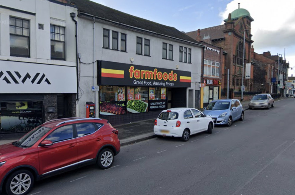 Fire crews were called to Farmfoods, Moorland Road, Burslem, this afternoon (Google).