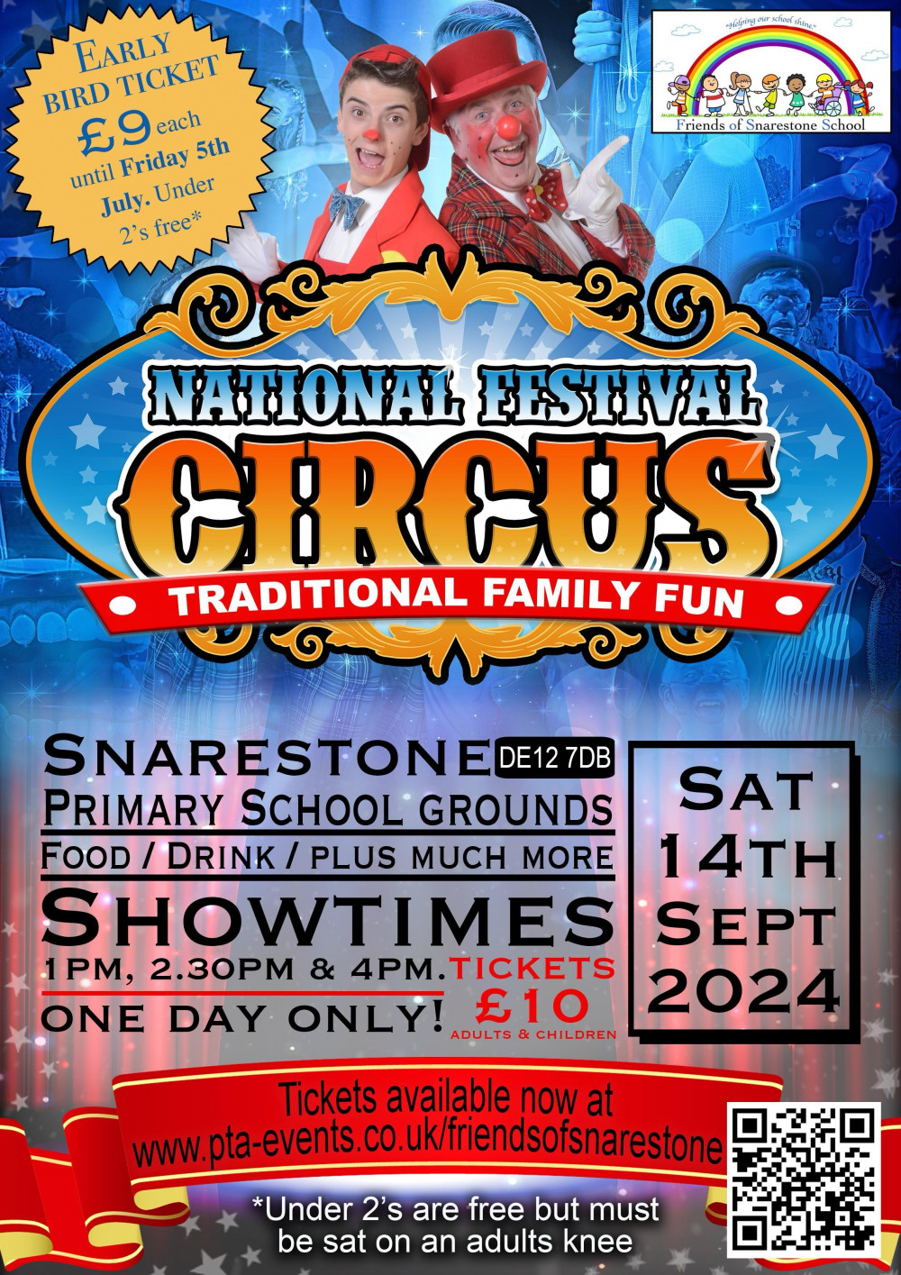 National Festival Circus at Snarestone Primary School, Snarestone, near Ashby de la Zouch