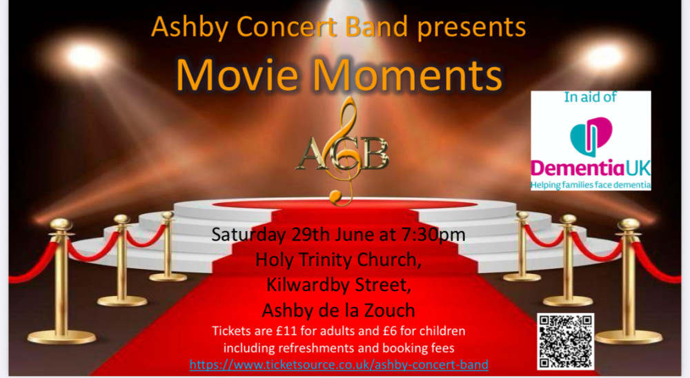 Movie Moments with the Ashby Concert Band at Holy Trinity Church, Ashby de la Zouch