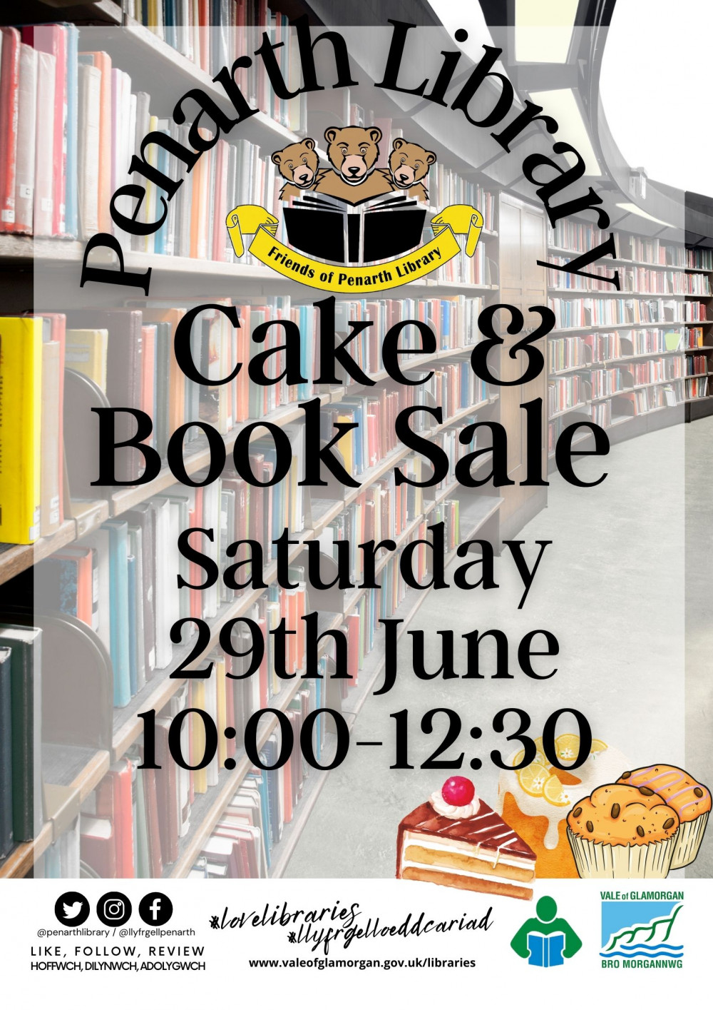 Friends of Penarth Library Cake and Book Sale