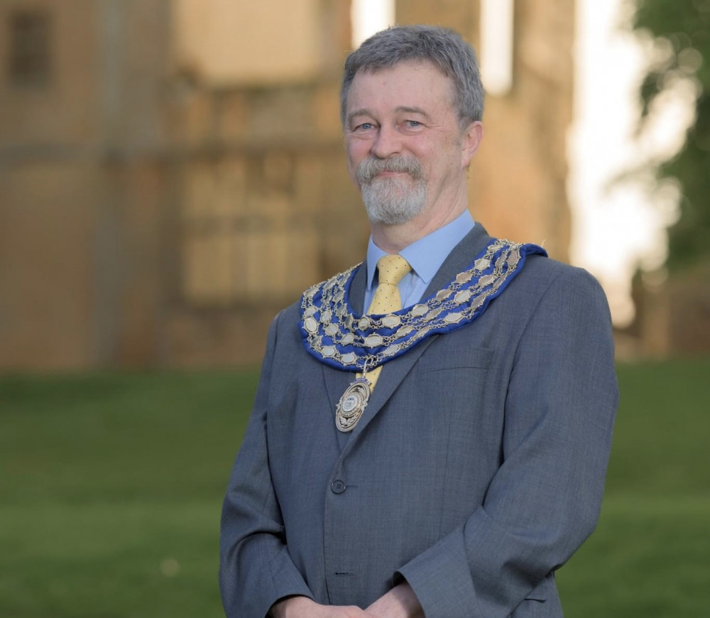 Cllr Alan Chalmers is the new Mayor of Kenilworth (image via Jamie Gray / KTC)