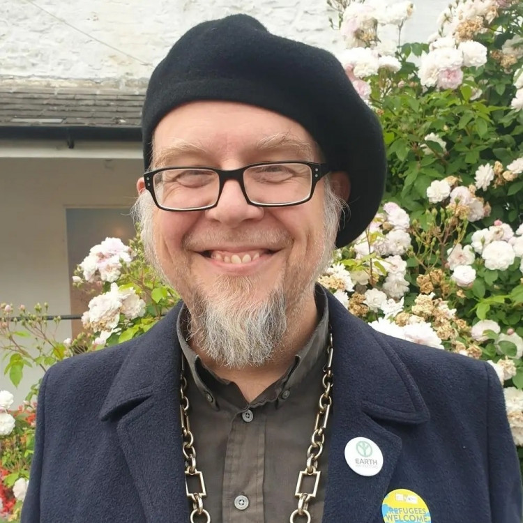 Jon Cousins from Glastonbury will represent the Green Party at the 2024 General Election