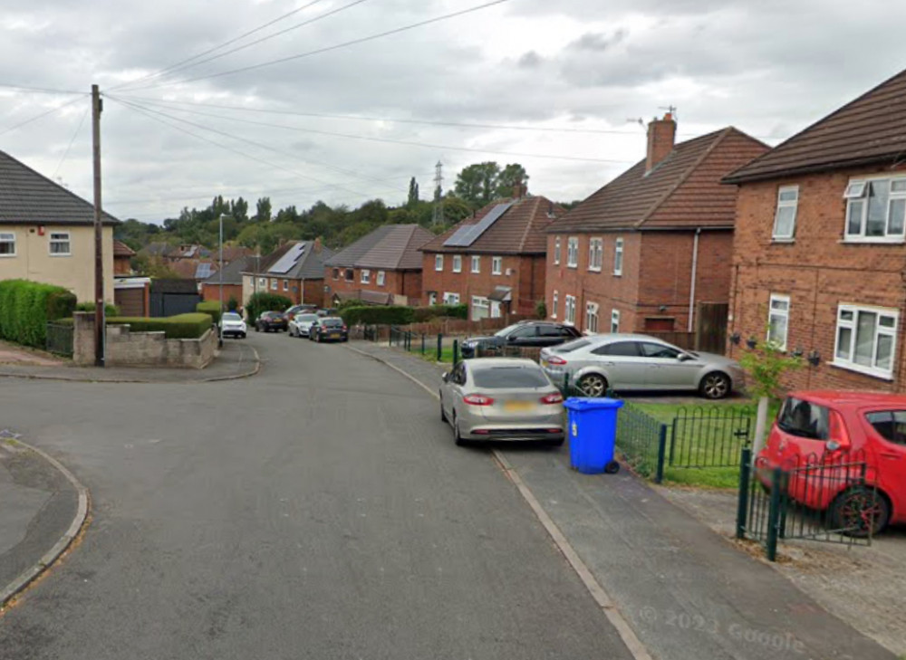 Police and paramedics were called to Ruthin Road, Bucknall, on Saturday afternoon (Google).