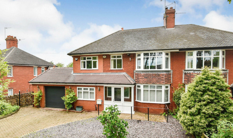 This beautiful three-bedroom home, on Quarry Avenue, is on the market for £335,000 (Stephenson Browne).