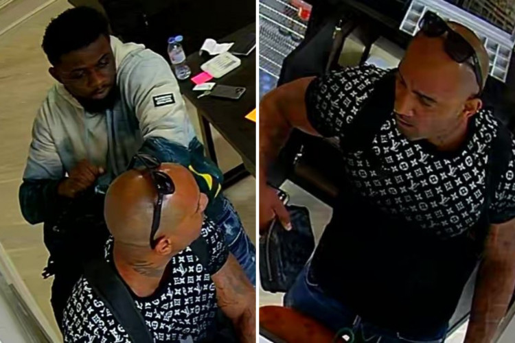 The Met Police are appealing to find these two men after the death of a man following a robbery in Richmond, west London. (Photo: Met Police)