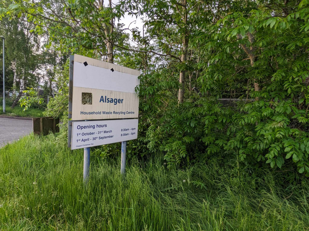 Alsager Town Council is fighting a proposal to close the town's household waste recycling centre. (Photo: Nub News)  