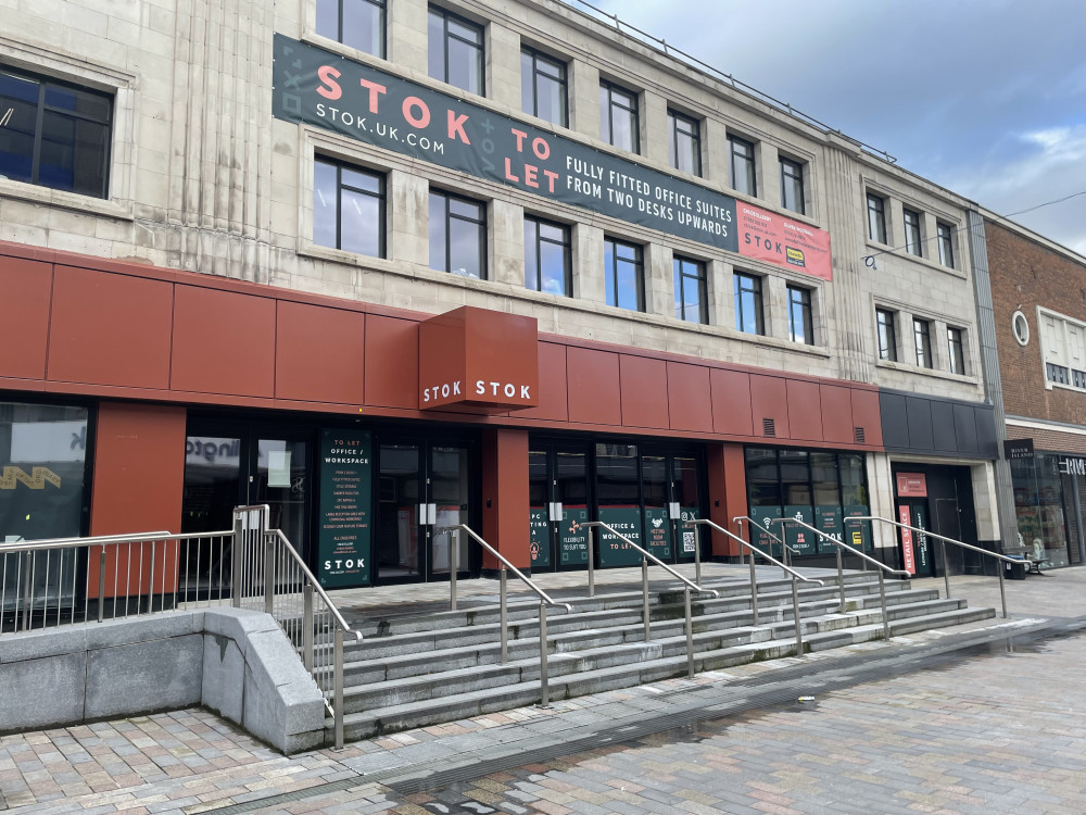 Plans have been submitted for a new Starbucks shopfront at 48-58 Merseyway, also known as the STOK or former M&S building (Image - Alasdair Perry)