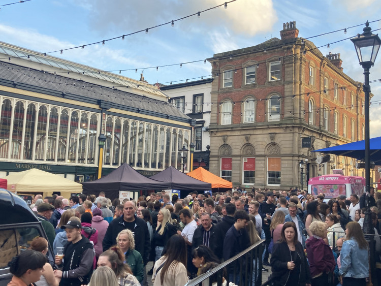 Come and enjoy Foodie Friday in Stockport town centre, featuring live music and a host of street food stalls (Image - Alasdair Perry)