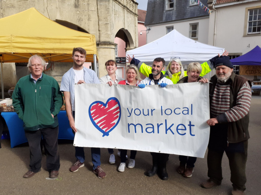 Traders at Shepton Mallet Market (Somerset Council) 