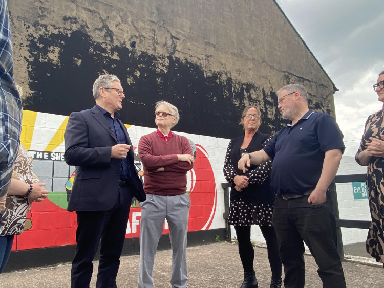 Keir Starmer met voters in Stafford last weekend whilst Rishi Sunak visited Stoke-on-Trent on Tuesday (LDRS).