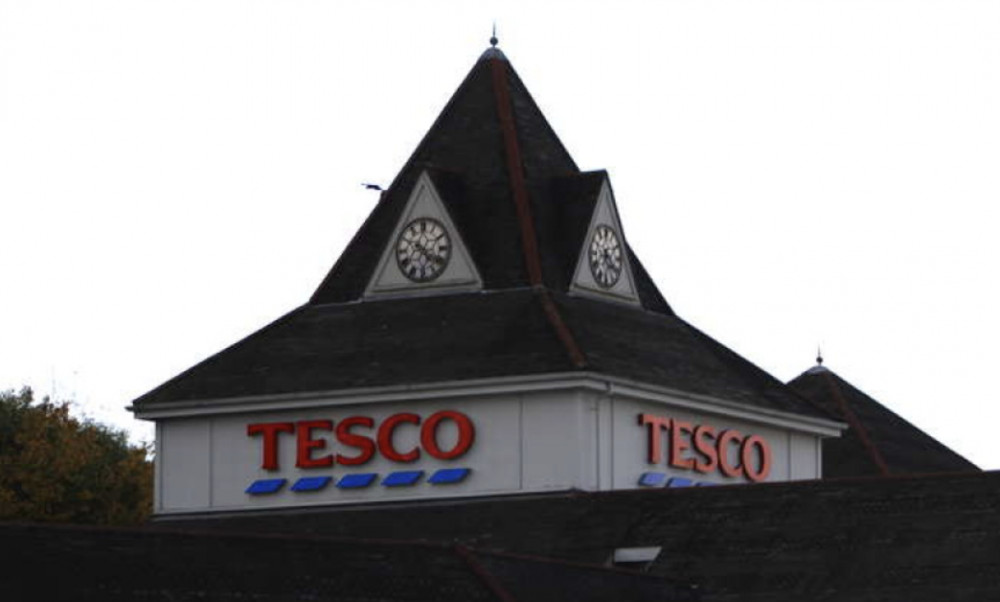 The Hibel Road Tesco, as photographed from The Silk Road. (Image - Macclesfield Nub News) 