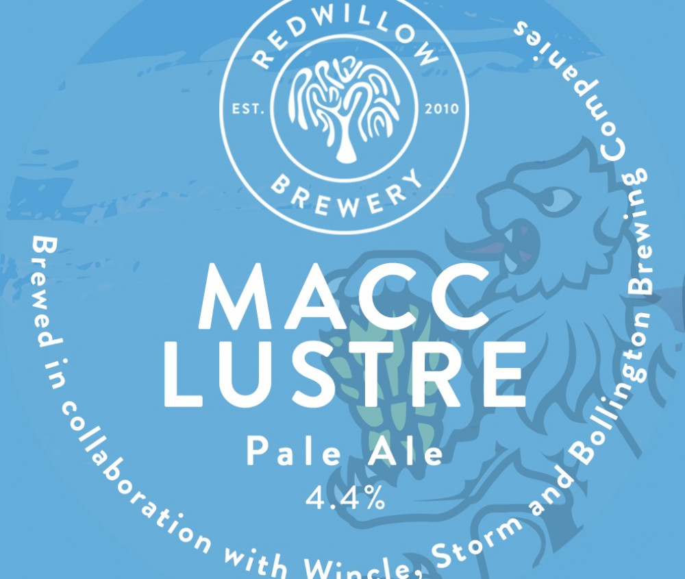 The logo for the new pale ale features the Macclesfield lion. 