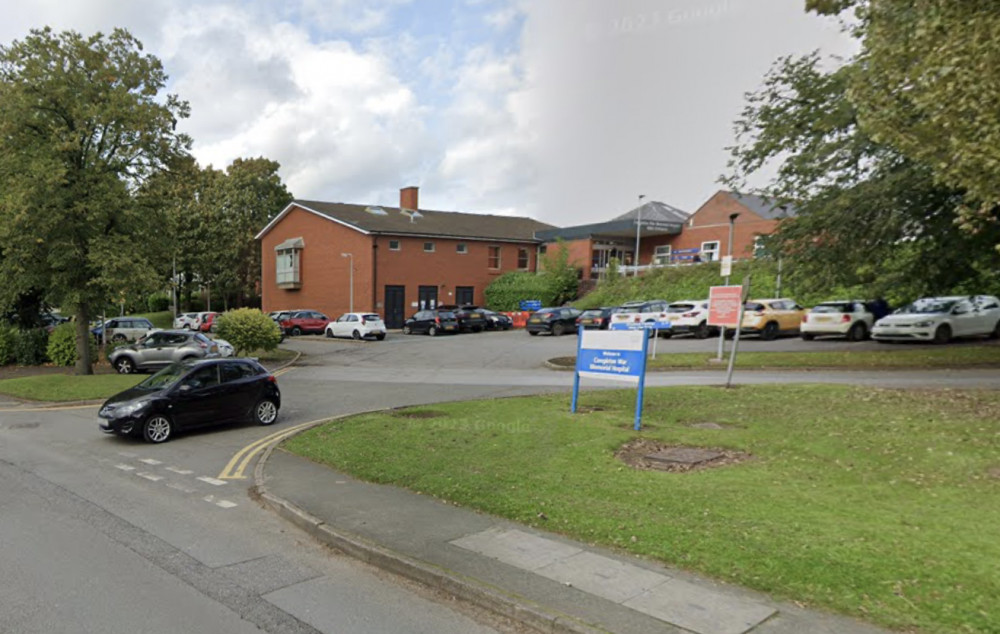 A new clinical diagnostic centre could be built at Congleton War Memorial Hospital if plans are approved (Google).