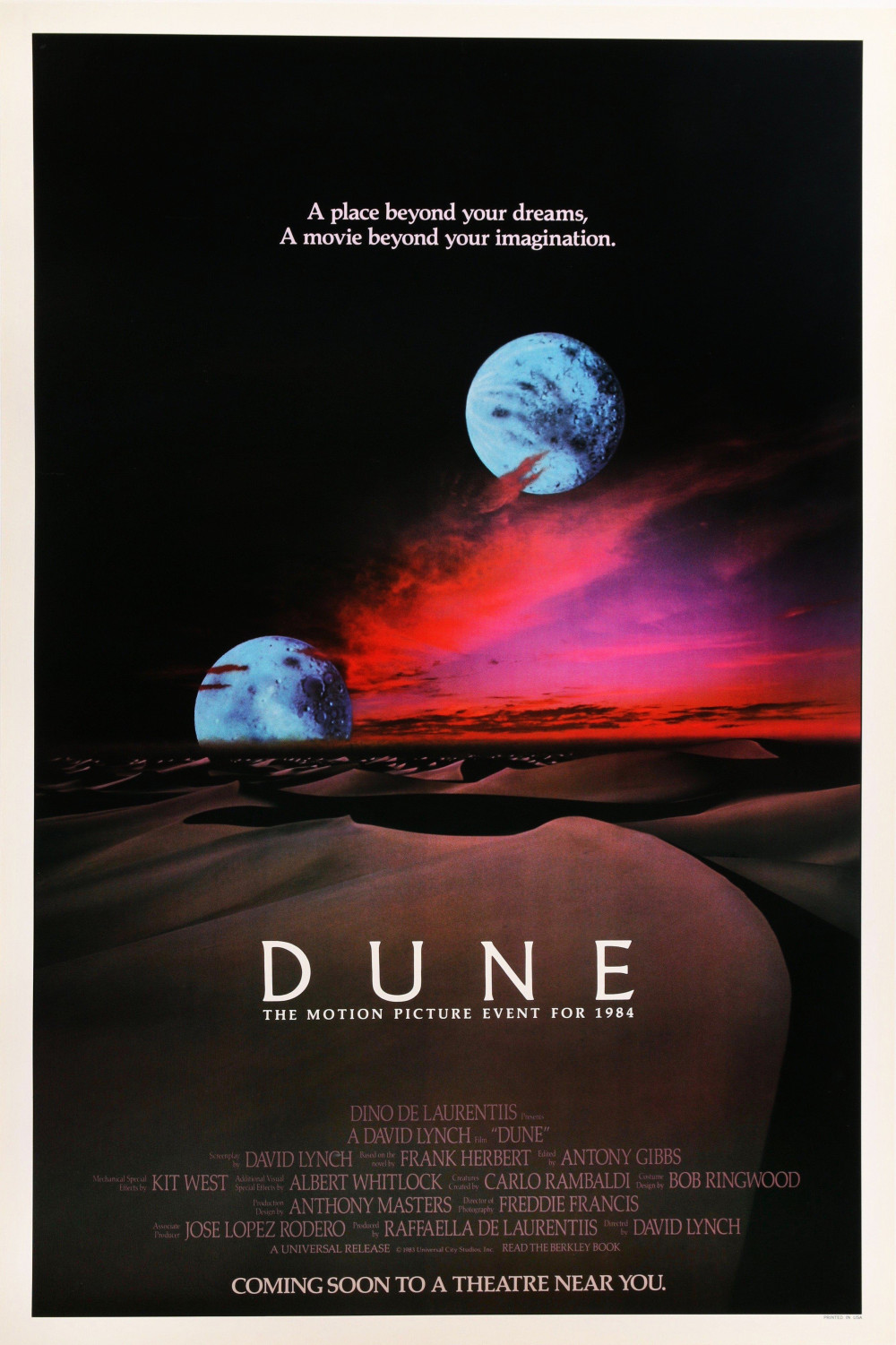 Stoke Cult Film Club - Dune 1984 Cert (12A) 