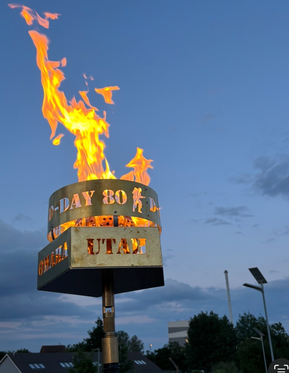 Beacons blazed across Thurrock to commemorate D-Day