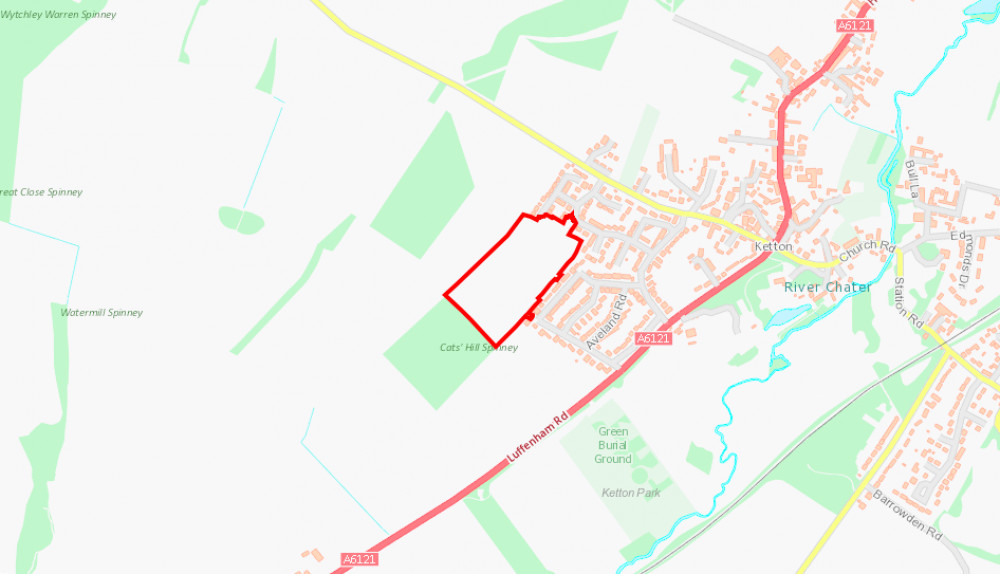 A map and details can be viewed on the council's planning web page. Image credit: Rutland County Council. 