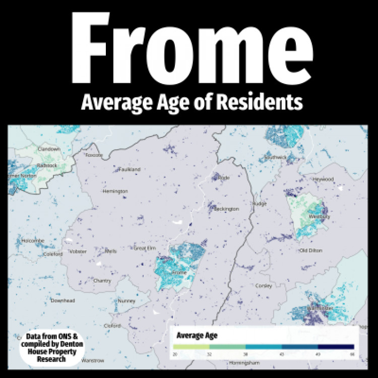 Frome businesses can tailor their services and products to meet the needs of predominant age groups.