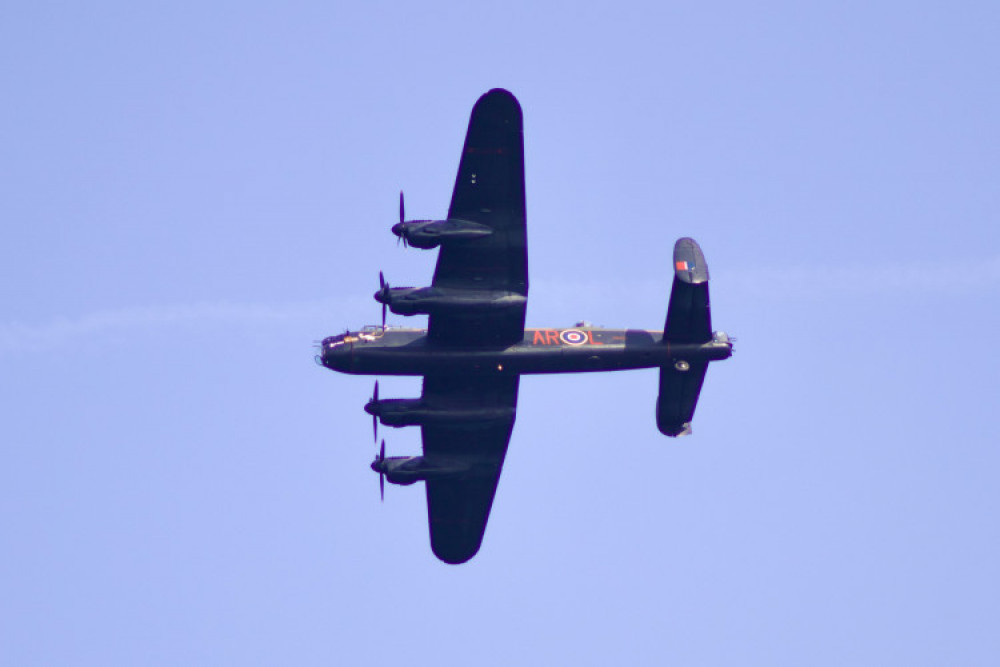 A Lancaster bomb was scheduled to take part in this year's Armed Forces Day (image by Will Goddard)