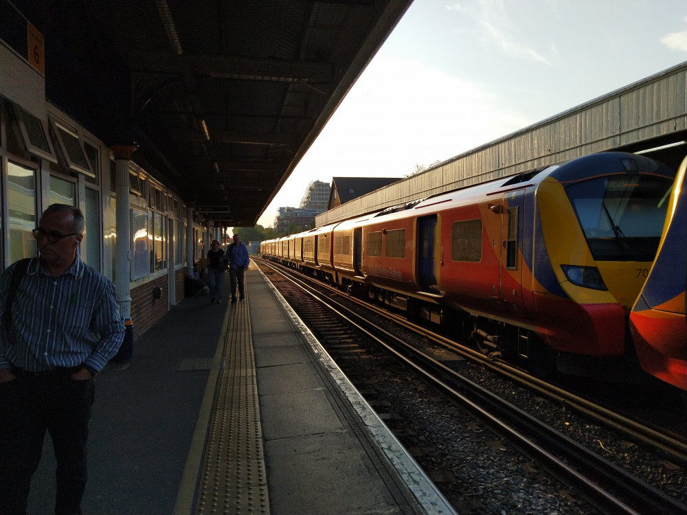 Trains from Kingston towards London are being delayed or cancelled due to disruption between Wimbledon and Clapham Junction. (Photo: Ollie G. Monk)