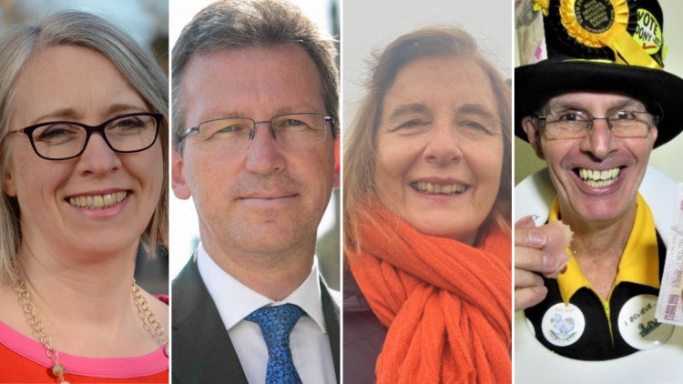 From left - Jenny Wilkinson, Sir Jeremy Wright, Alix Dearing and Nick Blunderbuss Green (images supplied)