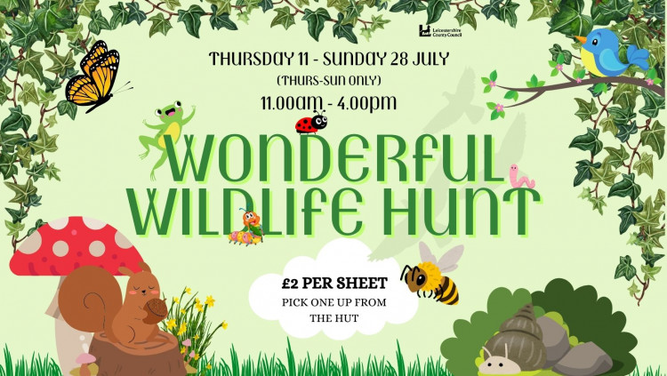 Wonderful Wildlife Hunt at The 1620s House and Garden, Manor Road, Donington le Heath, Coalville