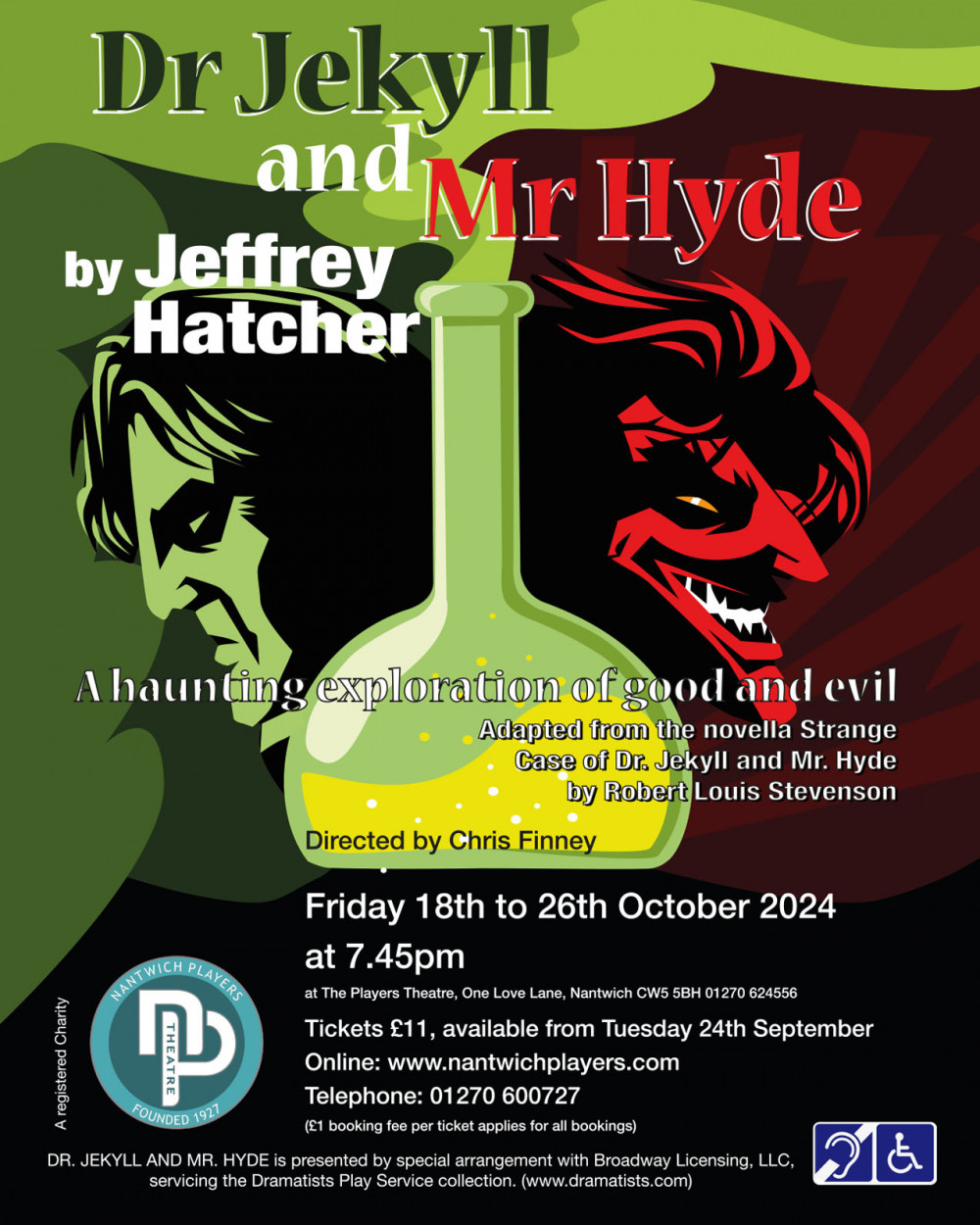 Audition Notice - "Dr Jekyll and Mr Hyde" by Jeffrey Hatcher