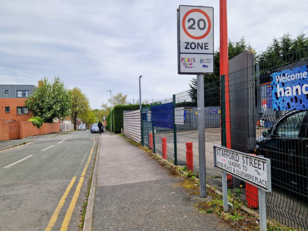 Five new three-bed townhouses will be built at a brownfield site on Stafford Street (Ryan Parker).