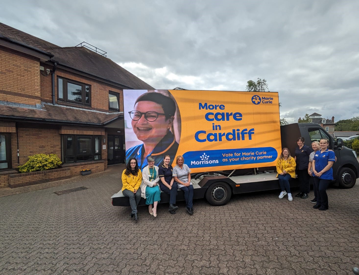 Staff at the Marie Curie Hospice, Cardiff and the Vale 