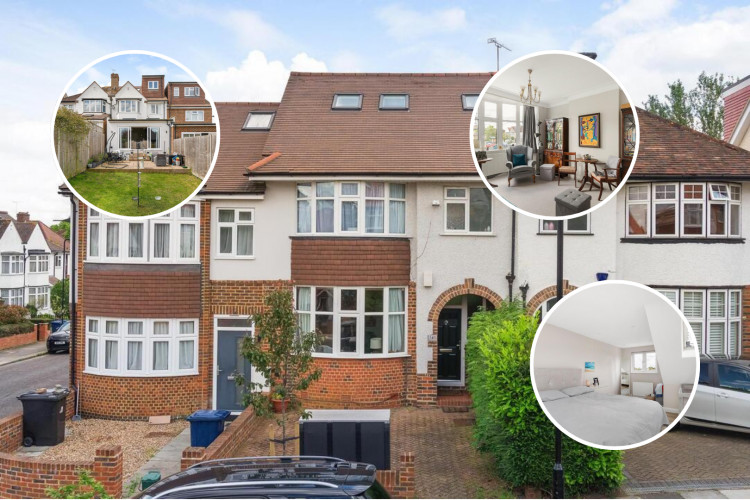 This week's Ealing property of the week is a four bedroom home in Cleveland Road, Ealing (credit: Leslie & Co).