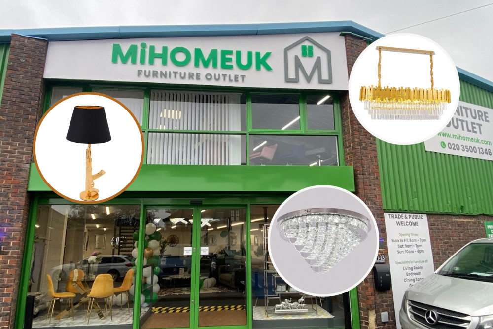 This Twickenham furniture store has a range of chandeliers and lights on offer (credit: MiHOMEUK Furniture Outlet Twickenham).