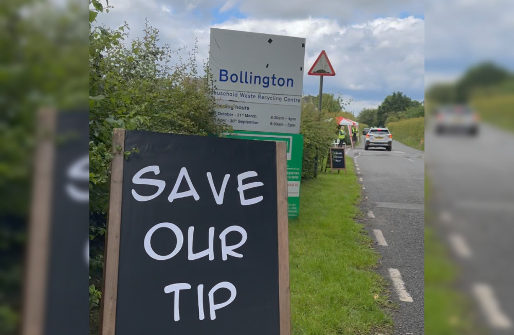 Bollington Household Waste Recycling centre is owned by Cheshire East Council, and operated by contractors Martin. (Image - Macclesfield Nub News) 