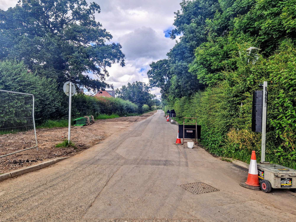 Moss Lane, Leighton, from Parkers Road to A530 Middlewich Road, reopened on Monday 16 June (Ryan Parker).