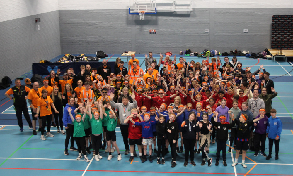 Entrants of the inaugural Everybody Games, held to mark the ten-year anniversary of Macclesfield Leisure Centre operator Everybody Health and Leisure. 