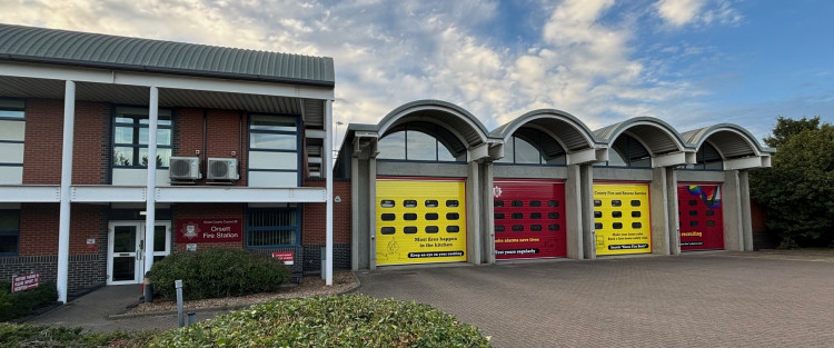 The refreshed frontage of Orsett Fire Station.