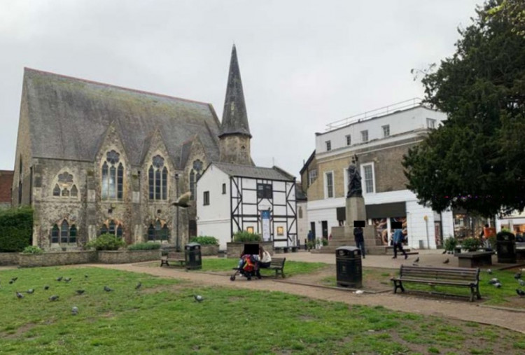 Memorial Gardens, a former graveyard located in Kingston town centre, could be transformed in new plans from Kingston Council. (Photo: Charlotte Lillywhite/LDRS)