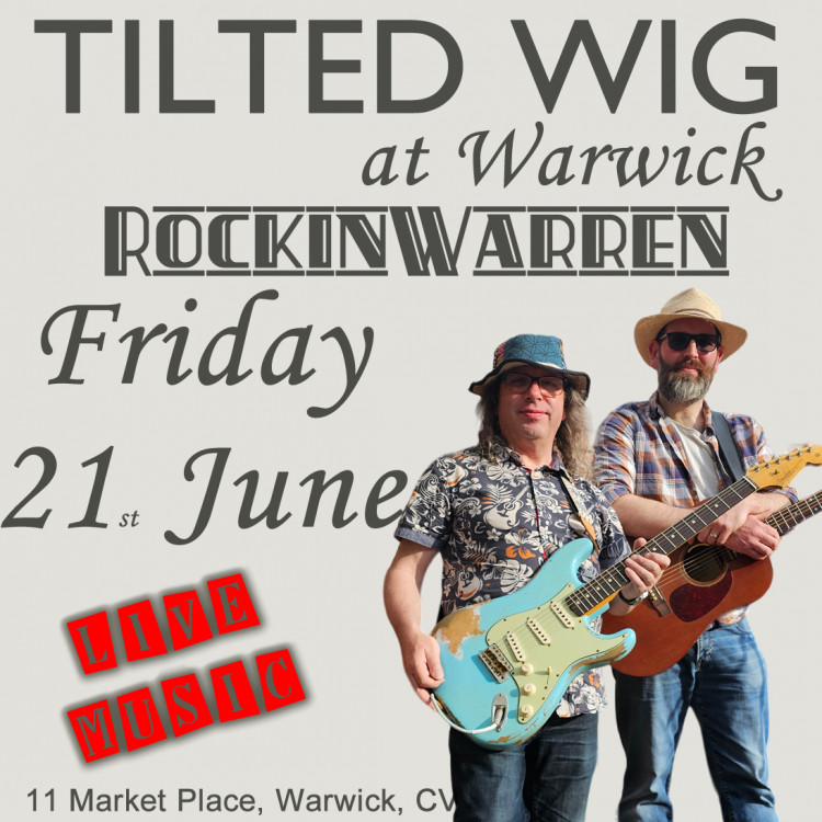 RockinWarren Kenilworth Duo Playing at The Tilted Wig