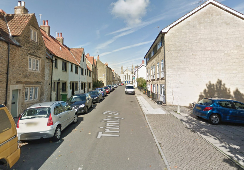 The incident happened in Trinity Street (image by Google Maps)