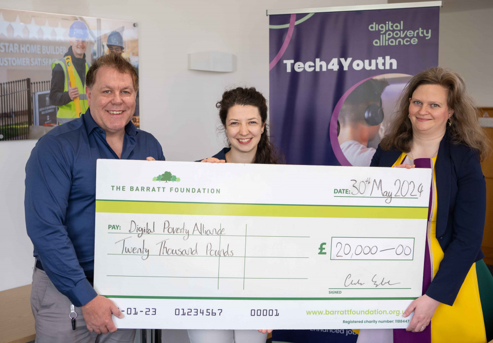 The launch of Tech4Youth, funding free laptops for young people in North West Leicestershire