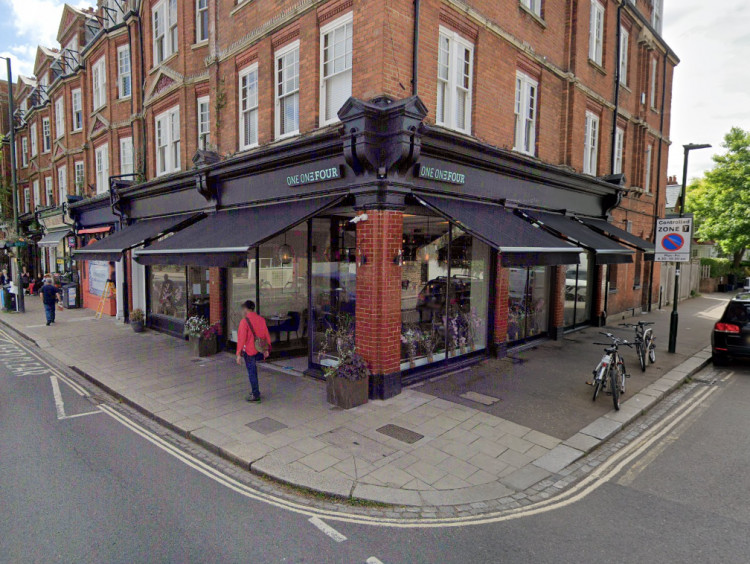 Teddington eatery One One Four is closing its doors after a seven-year stint on High Street. (Photo: Google Maps)