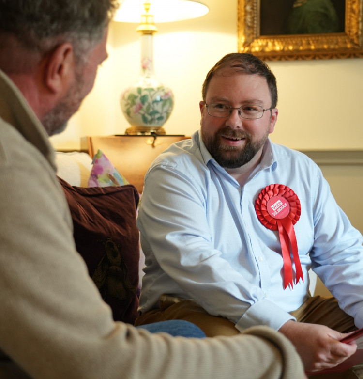 Joe Wood, Labour Candidate for Rutland and Stamford. Image credit: Joe Wood.