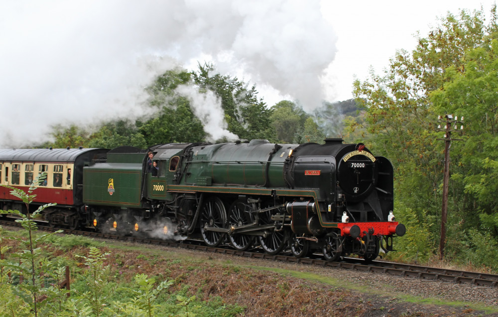 70000 Britannia will haul the steam excursion. (Photo: Tony Hisgett via Flickr)