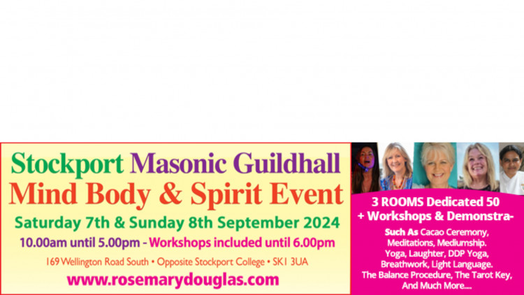 Stockport Masonic Guildhall- Mind Body Spirit Event 